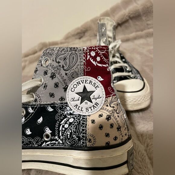 Converse Chuck Taylor All-Star 70s Hi Offspring Paisley Black - Picture 15 of 16